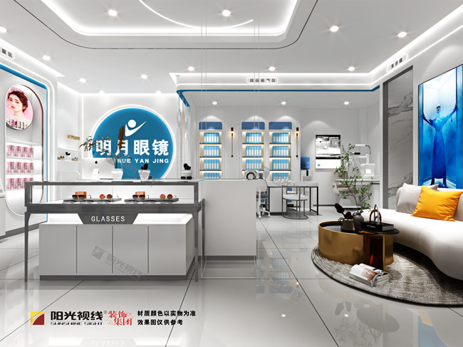 眼鏡店形象背景墻該如何裝修設(shè)計(jì)？